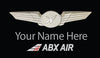 ABX Air First Officer Name Badge Image