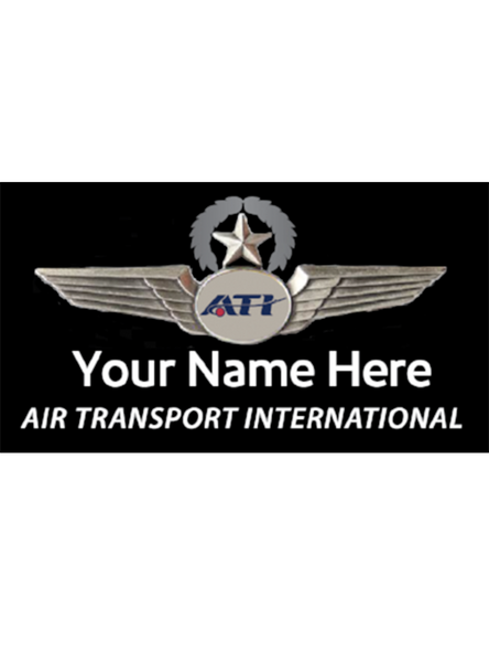 Air Transport International Airline Name Badge Image