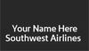Southwest Airline blank badge image