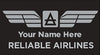 Reliable Airlines name badge image