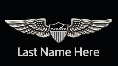 Breeze Airline Name badge image