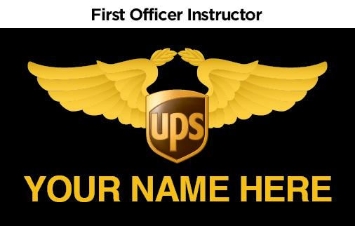 UPS Airlines First Officer Instructor badge image